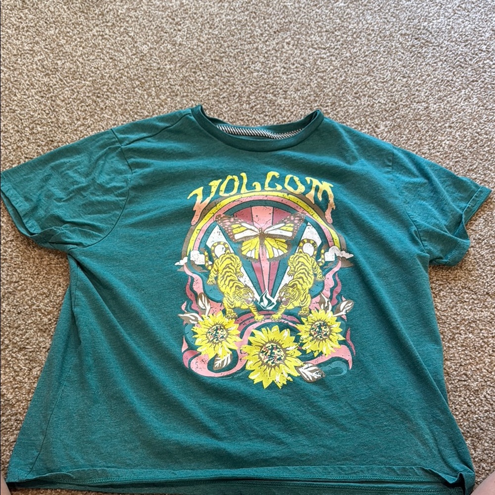 Volcom Green Graphic Kids T-Shirt
